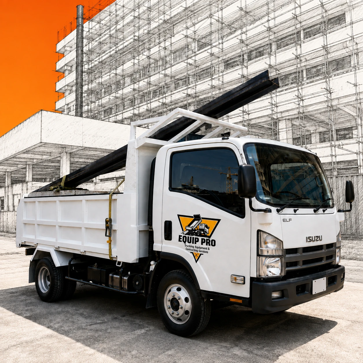 Equip Pro branded truck